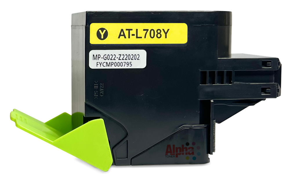 TONER COMPATIBLE LEX 708 70C8HY0 CS310/CS410/CS510 AMARILLO ALTO RENDIMIENTO