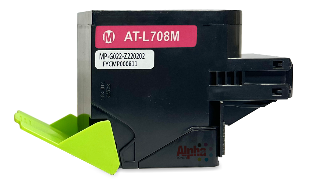 TONER COMPATIBLE LEX 708 70C8HM0 CS310/CS410/CS510 MAGENTA ALTO RENDIMIENTO