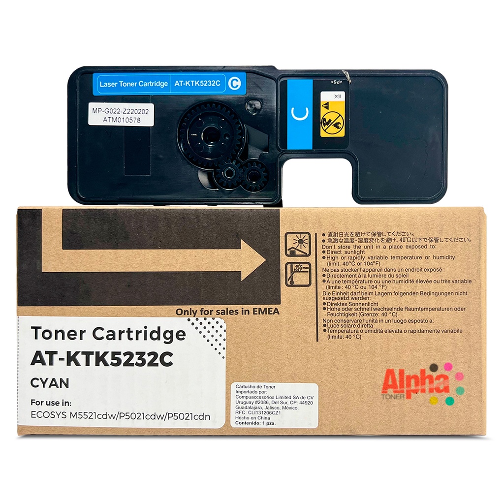 TONER COMPATIBLE KYO TK-5232 CYAN