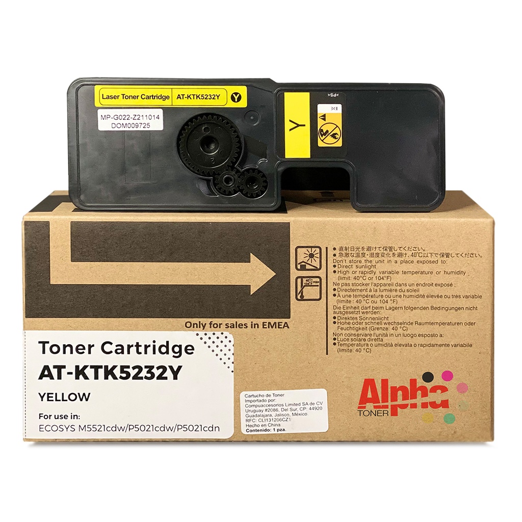 TONER COMPATIBLE KYO TK-5232 AMARILLO