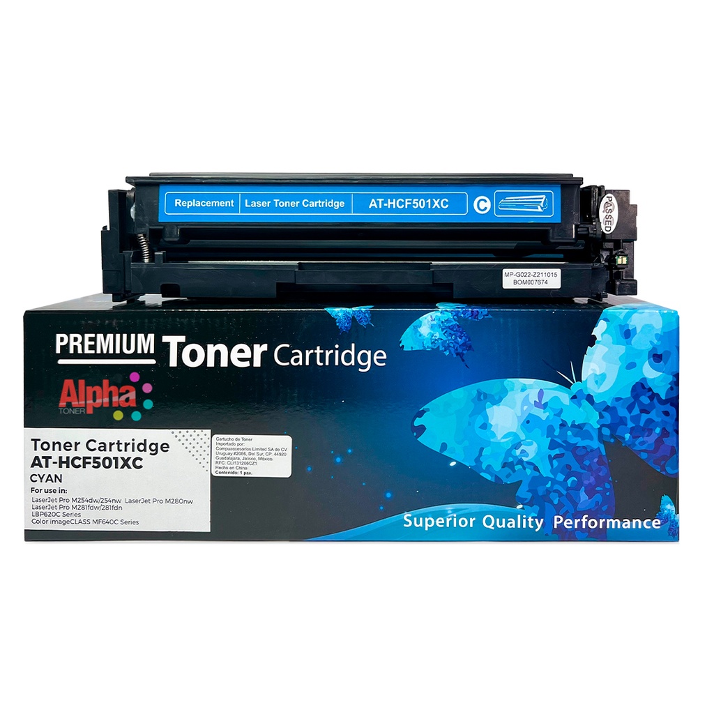 TONER COMPATIBLE HEP CF501X CYAN