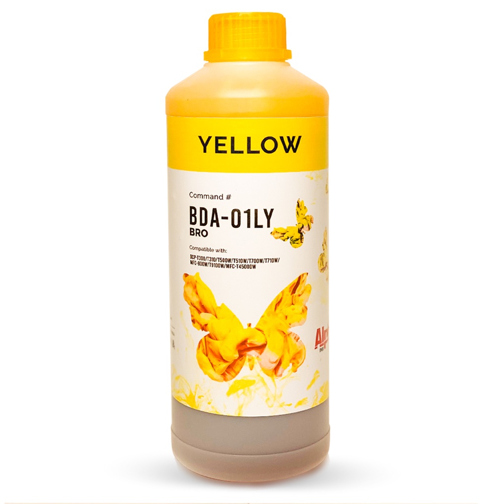 LITRO DE TINTA COMPATIBLE BRO ALPHAINK AMARILLO