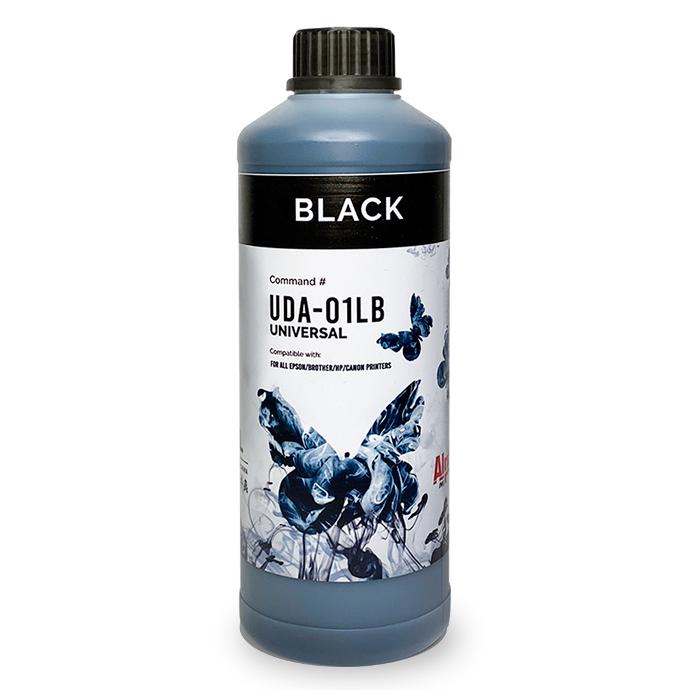 LITRO DE TINTA UNIVERSAL COMPATIBLE HEP/CN/EP/BRO BASE AGUA ALPHAINK NEGRO