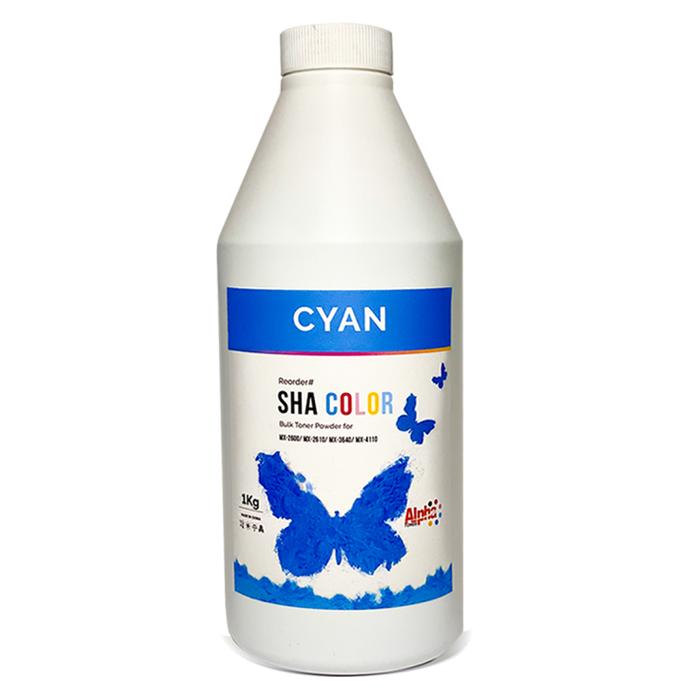 KILO DE TONER SHP MX-2600/5001 / MX-2610/2640/3140/3610 / MX-4110/4140/5110 ALPHA TONER CYAN