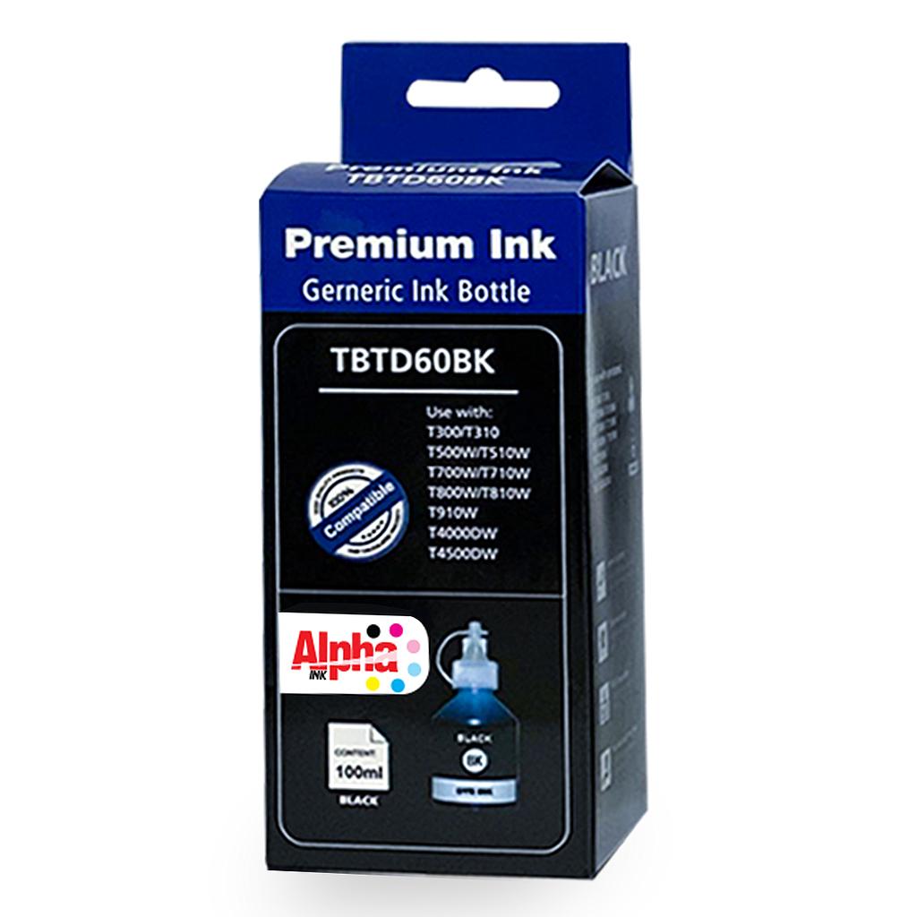 100 ML DE TINTA COMPATIBLE BRO ALPHAINK NEGRO