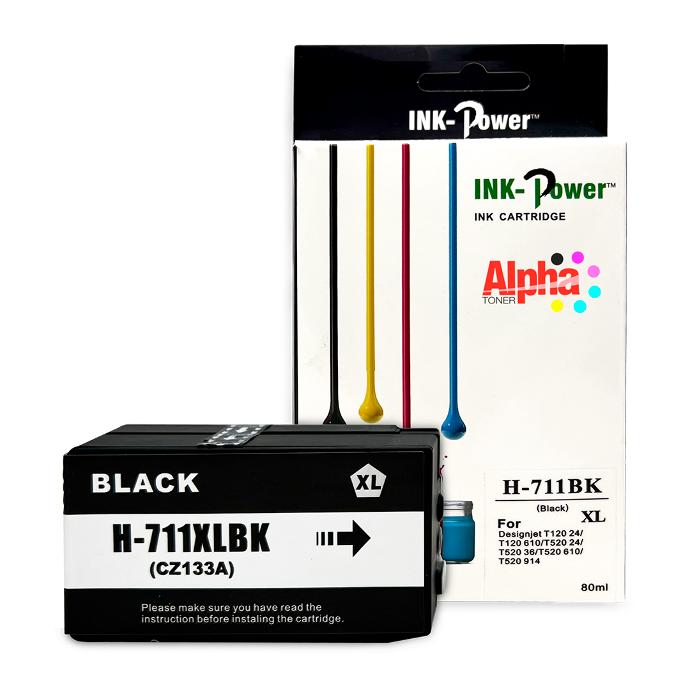CARTUCHO DE TINTA COMPATIBLE HEP 711XL NEGRO