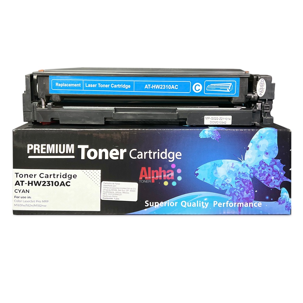 TONER COMPATIBLE HEP 215A (W2311A) CYAN SIN CHIP