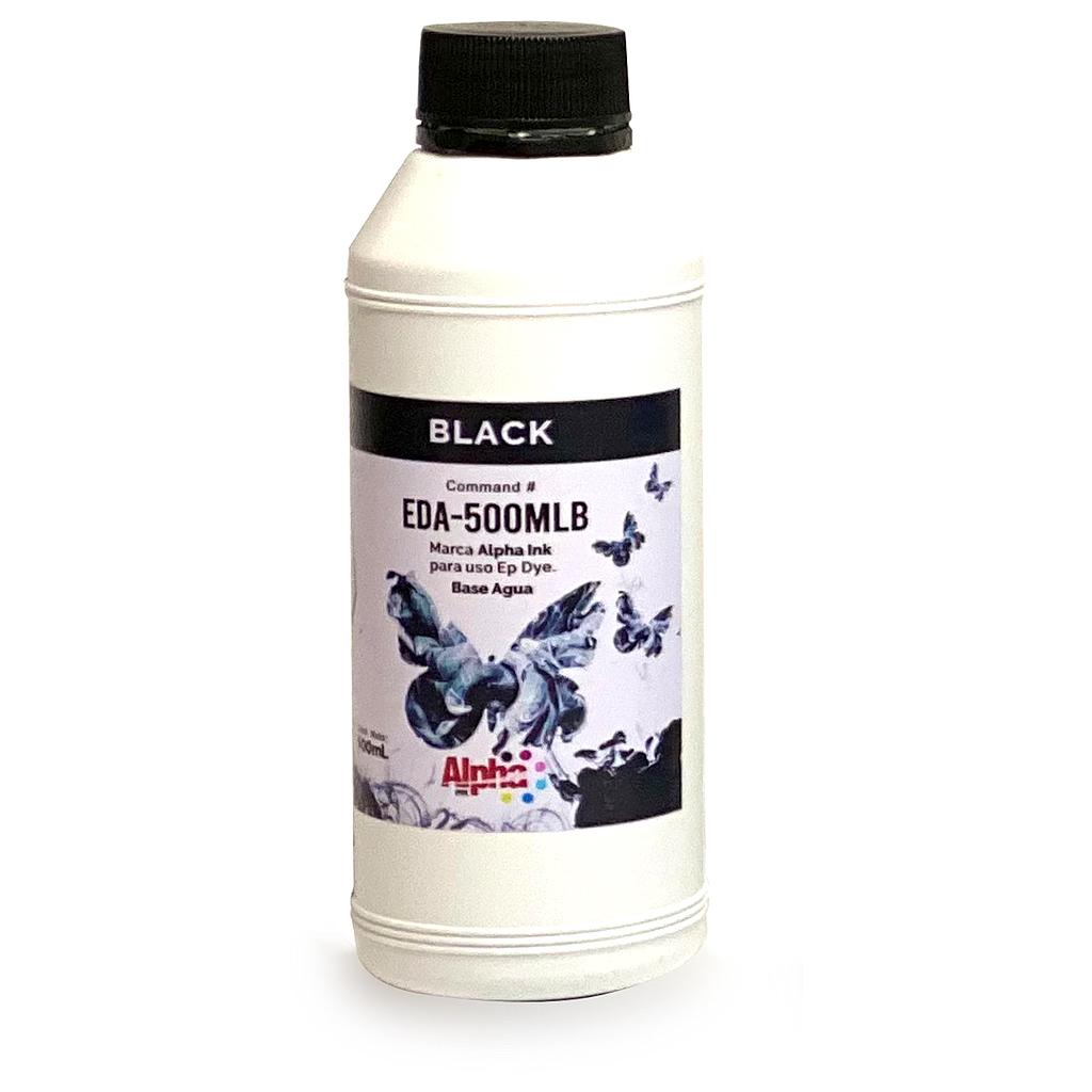 500ML DE TINTA COMPATIBLE EP DYE ALPHAINK NEGRA