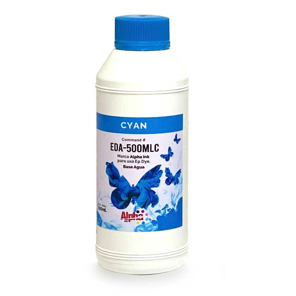 500ML DE TINTA COMPATIBLE EP DYE ALPHAINK CYAN