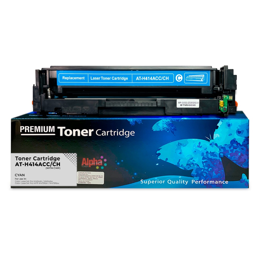 TONER COMPATIBLE HEP 414A (W2021A) CYAN CON CHIP