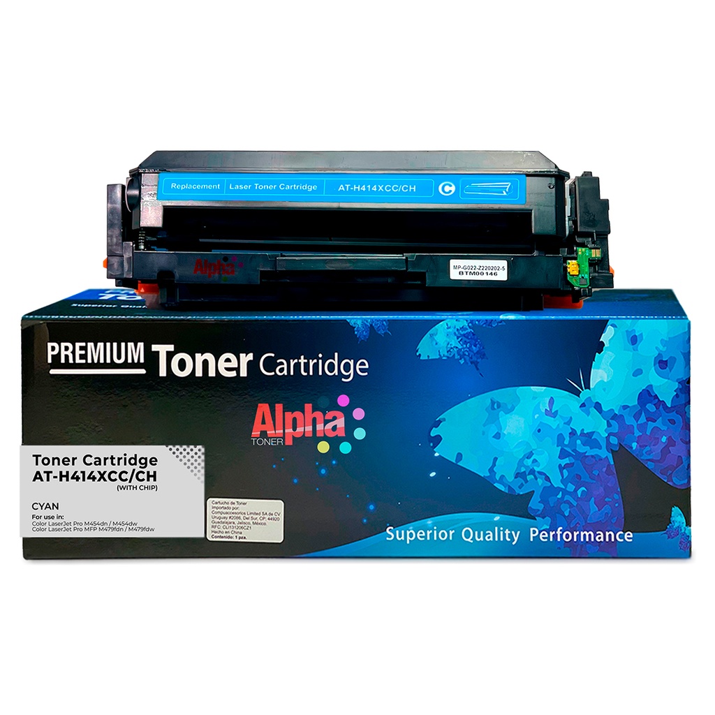 TONER COMPATIBLE HEP 414X (W2021X) CYAN CON CHIP