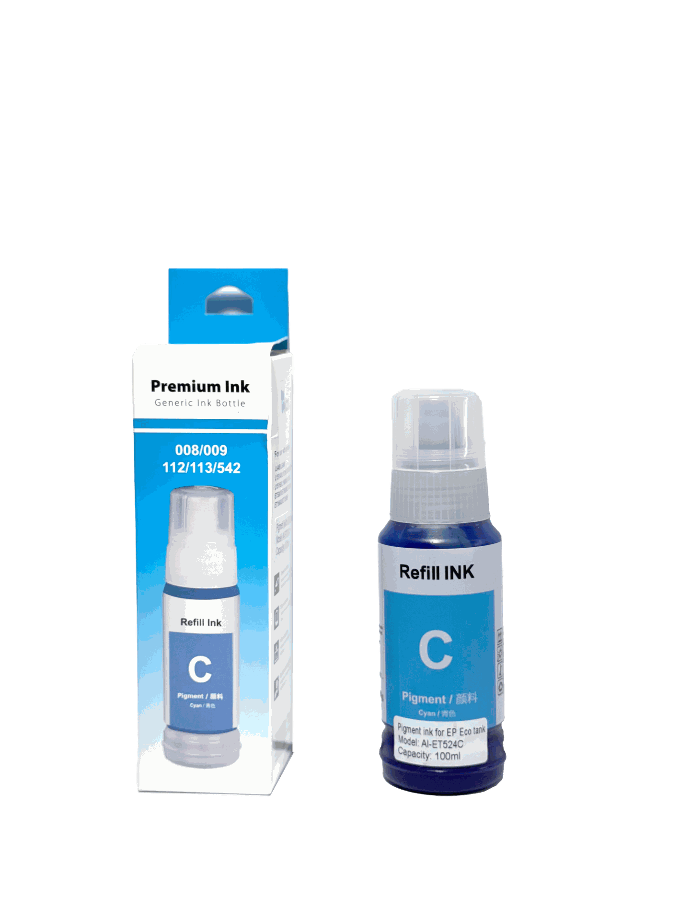 BOTE DE TINTA COMPATIBLE EP T524 100ML CYAN