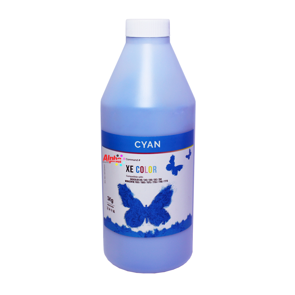 KILO TONER XE 240 / 242 / 250 CYAN ALPHA TONER 1KG