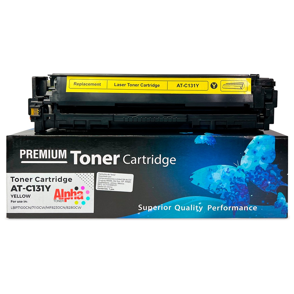 TONER COMPATIBLE CN 131 AMARILLO