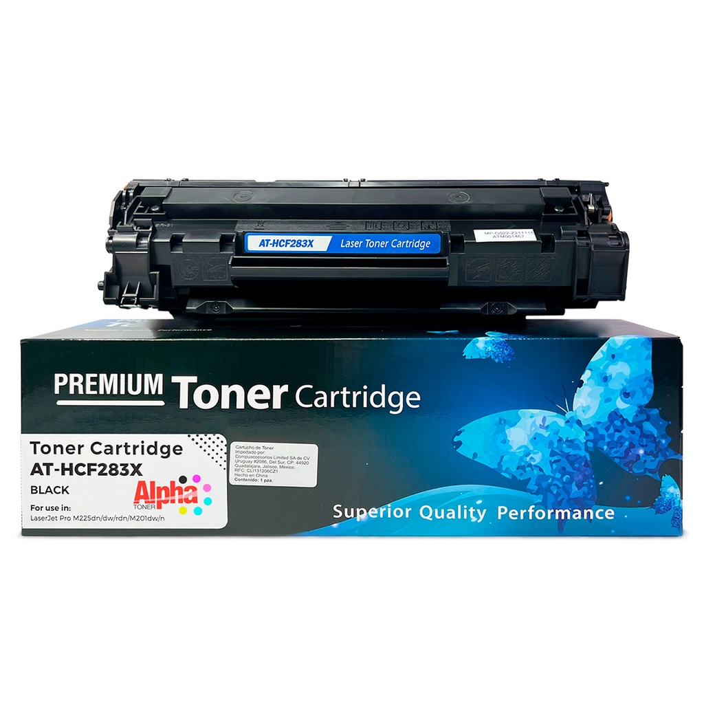 TONER COMPATIBLE HEP M201, M125, M127, M225, M226, HP CF283X