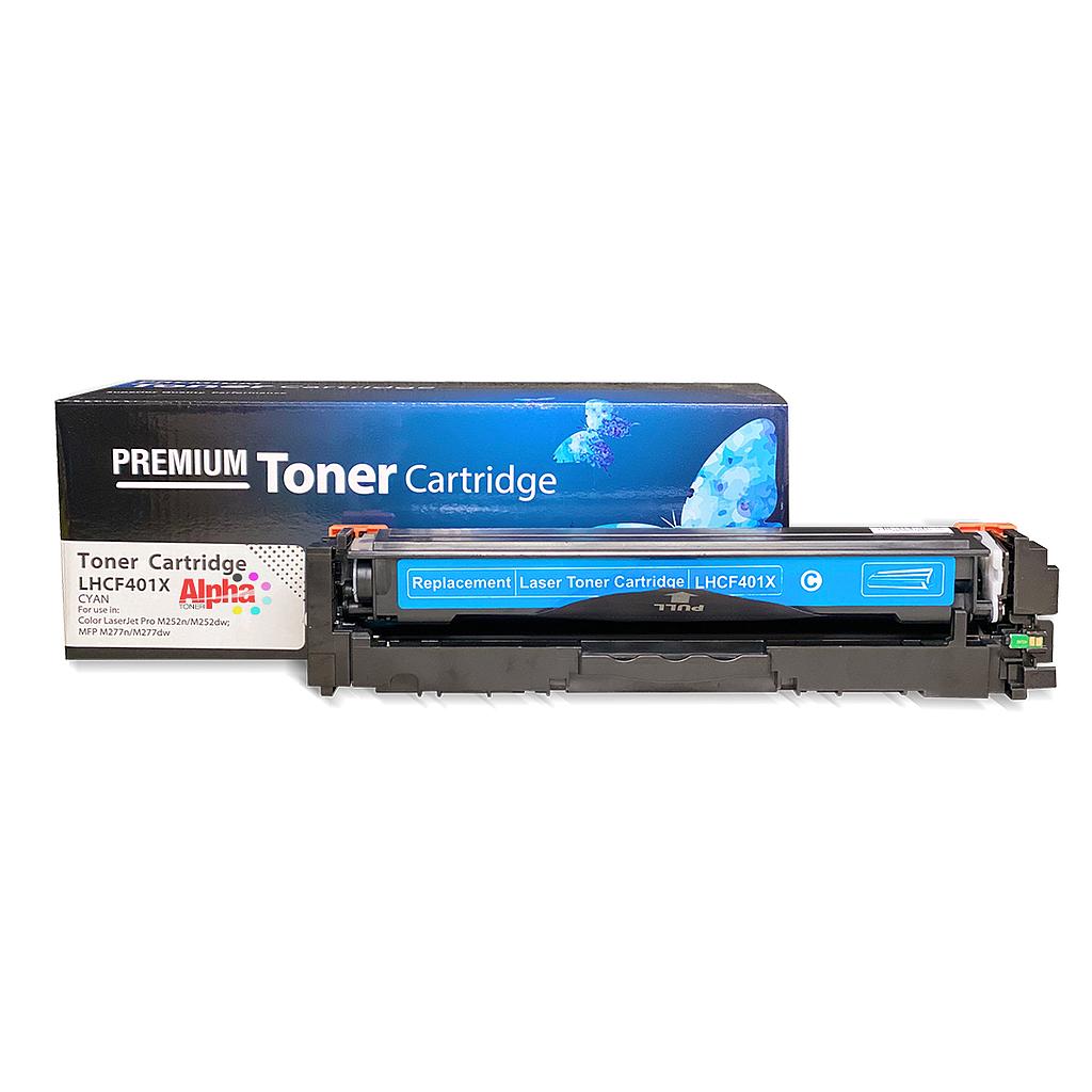 TONER COMPATIBLE HEP CF401X CYAN