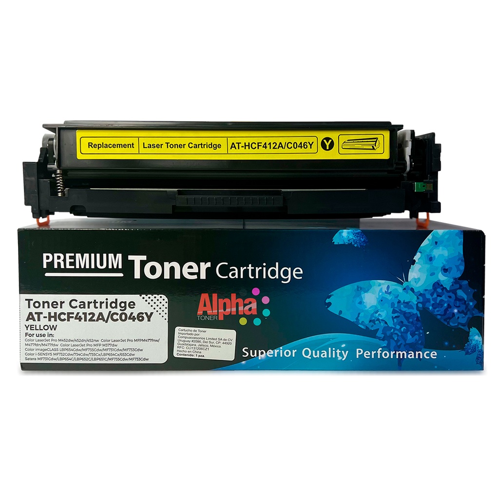 TONER COMPATIBLE HEP CF412A / CN046 AMARILLO