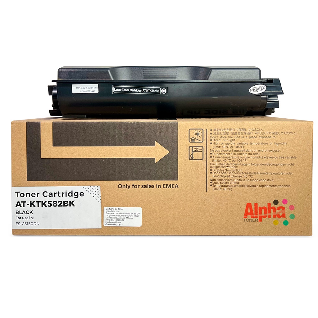 TONER COMPATIBLE KYO TK-582 NEGRO