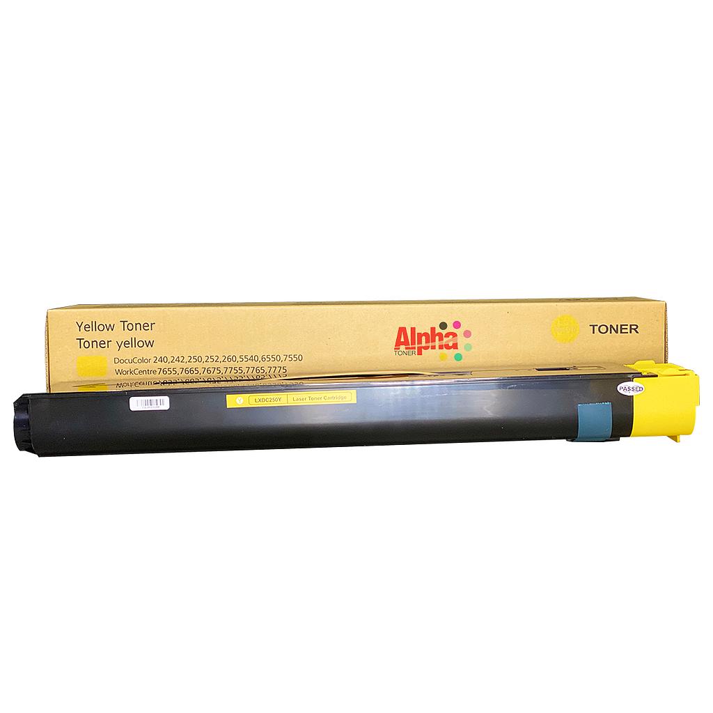 TONER COMPATIBLE XE DOCUCOLOR 240/250/252 AMARILLO