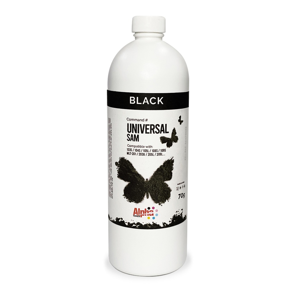 RECARGA TONER SAM  UNIVERSAL ALPHA TONER 70GRS