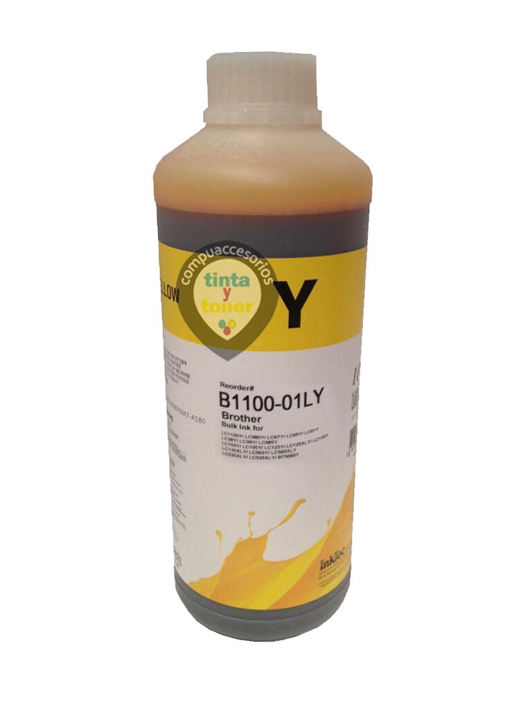 LITRO DE TINTA BRO INKTEC AMARILLO