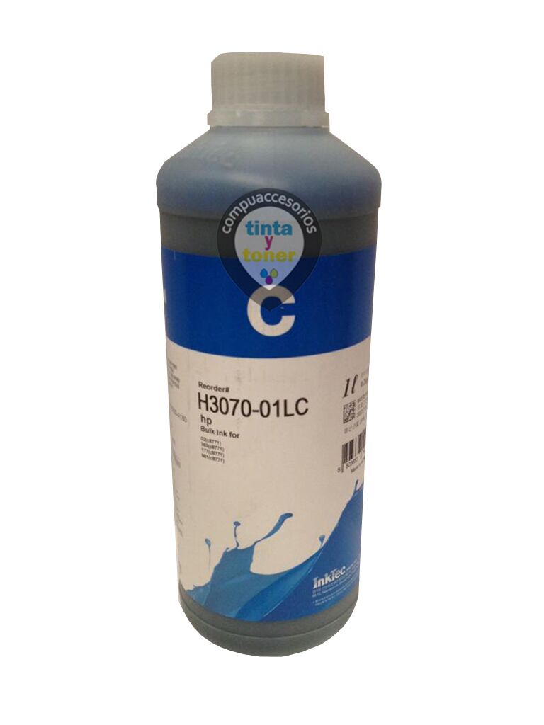 LITRO DE TINTA HEP VIVERA INKTEC CYAN