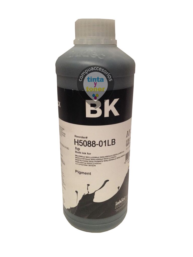 LITRO DE TINTA HEP PIGMENTADA INKTEC NEGRO