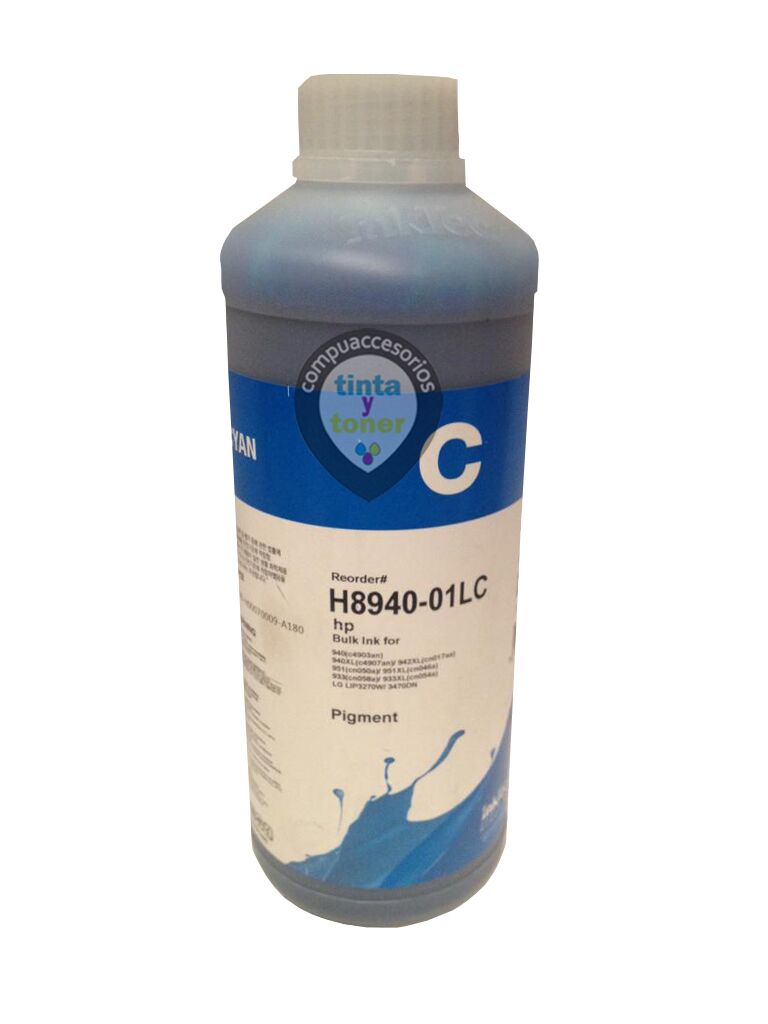 LITRO DE TINTA HEP PIGMENTADA INKTEC CYAN