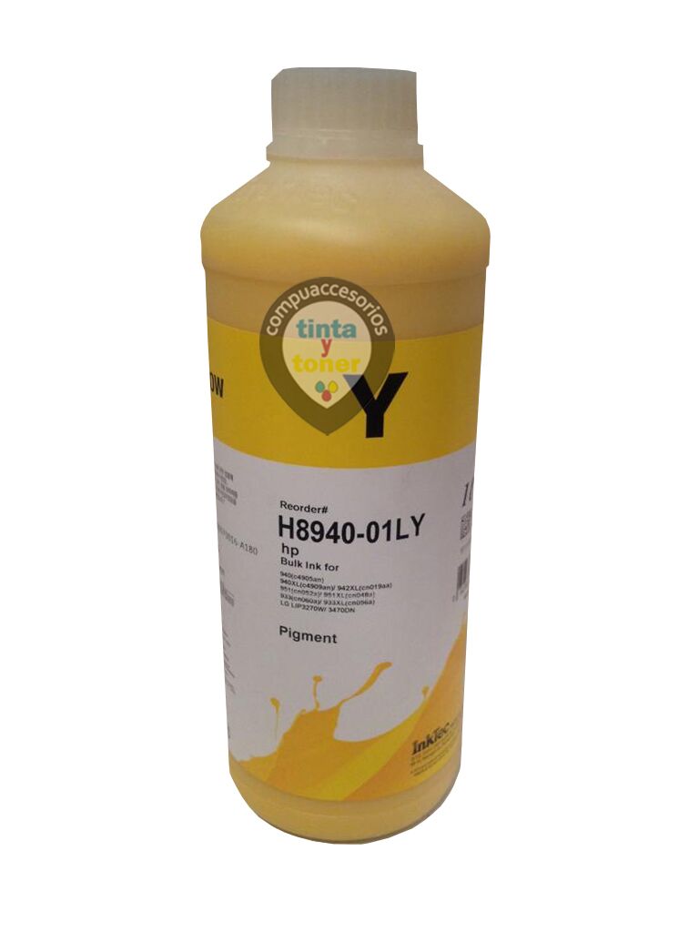 LITRO DE TINTA HEP PIGMENTADA INKTEC AMARILLO