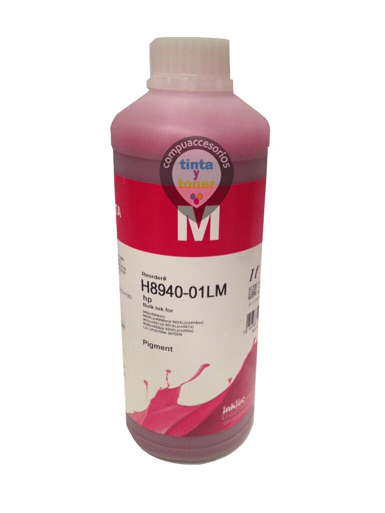 LITRO DE TINTA HEP PIGMENTADA INKTEC MAGENTA