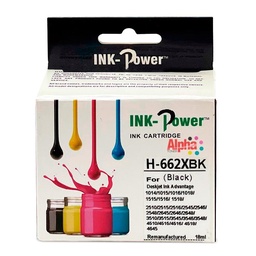 [AT-INKH662BK] CARTUCHO DE TINTA COMPATIBLE HEP 662XL NEGRO