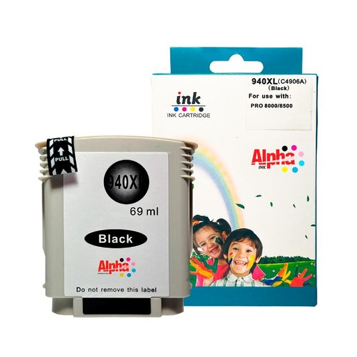 [AT-INKH940BK] CARTUCHO DE TINTA COMPATIBLE HEP 940XL NEGRO