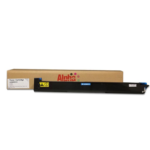 [AT-SHMX51C] TONER COMPATIBLE SHP MX-4110 MX-5110 MX-51 CYAN
