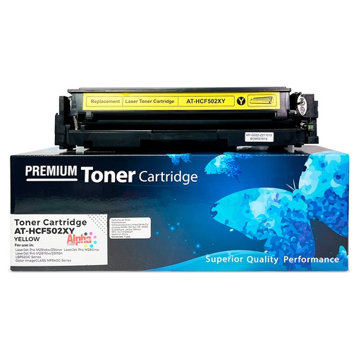 [AT-HCF502XY] TONER COMPATIBLE HEP CF502X AMARILLO