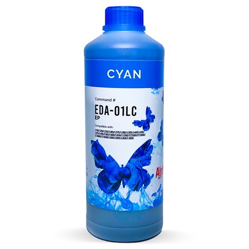 [EDA-01LC] LITRO DE TINTA COMPATIBLE EP DYE ALPHAINK CYAN