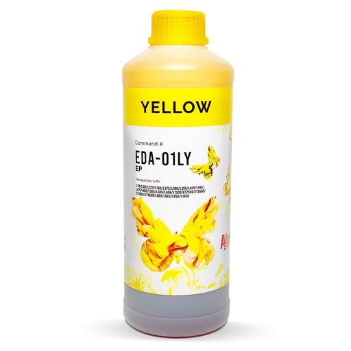 [EDA-01LY] LITRO DE TINTA COMPATIBLE EP DYE ALPHAINK AMARILLO