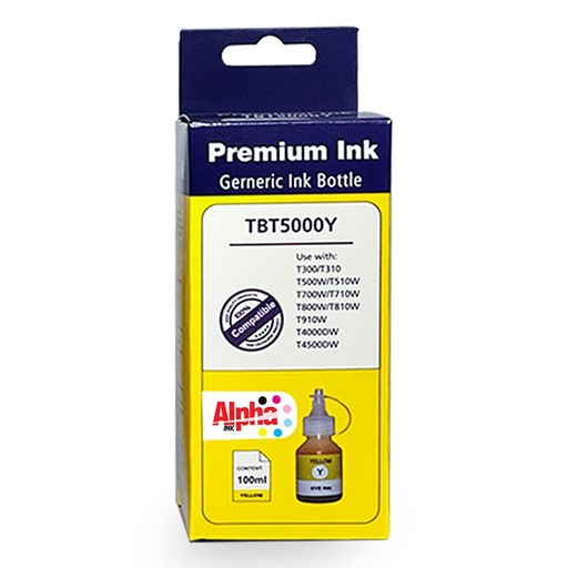 [BDA-100MLY] 100 ML DE TINTA COMPATIBLE BRO ALPHAINK AMARILLO