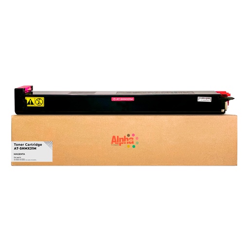 [AT-SHMX31M] TONER COMPATIBLE SHP MX-2600N / MX-3100N / MX-4100N / MX-5001N MX-31 MAGENTA