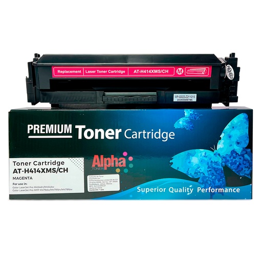 [AT-H414XMS/CH] TONER COMPATIBLE HEP 414X (W2023X) MAGENTA SIN CHIP