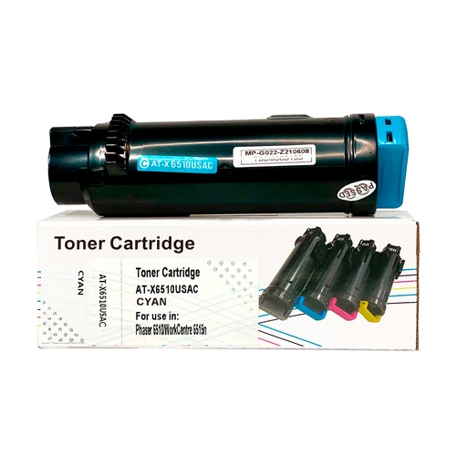 [AT-X6510USAC] TONER COMPATIBLE XE 6510 / 6515 AMERICANO CYAN 106R03477