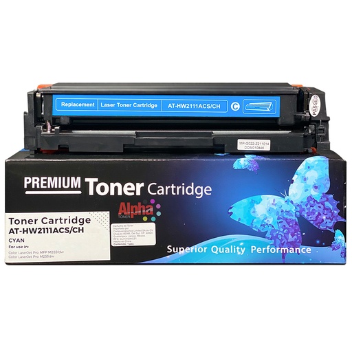 [AT-HW2111ACS/CH] TONER COMPATIBLE HEP W2111A CYAN SIN CHIP