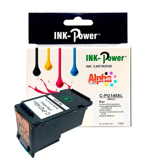 [AT-INKC145BK] CARTUCHO DE TINTA COMPATIBLE CN 145XL NEGRO