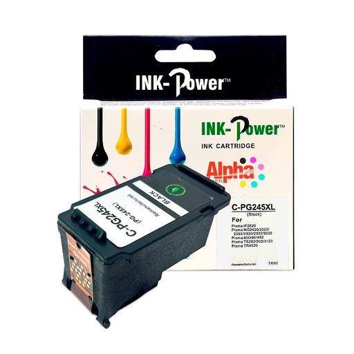 [AT-INKC245BK] CARTUCHO DE TINTA COMPATIBLE CN 245XL NEGRO