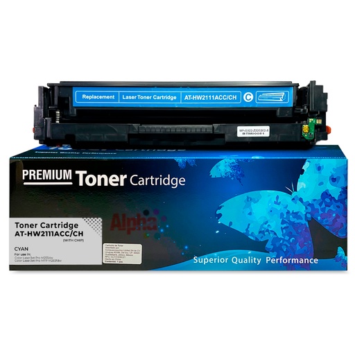 [AT-HW2111ACC/CH] TONER COMPATIBLE HEP W2111A CYAN CON CHIP