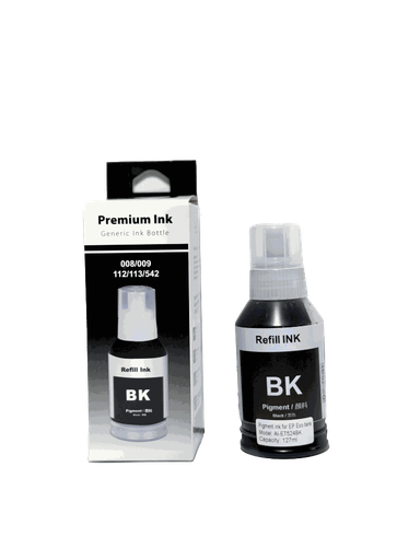 [AI-ET524BK] BOTE DE TINTA COMPATIBLE EP T524 127ML NEGRO