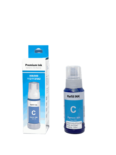 [AI-ET524C] BOTE DE TINTA COMPATIBLE EP T524 100ML CYAN