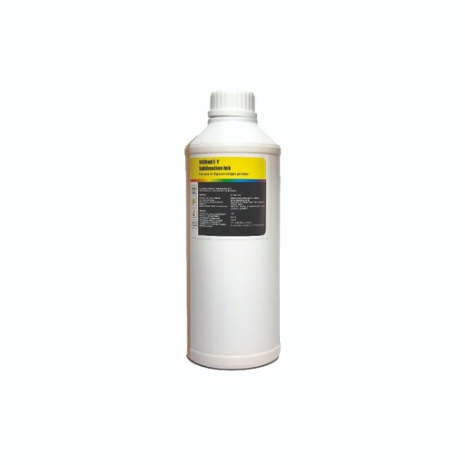 [SUB-01LY] LITRO DE TINTA SUBLIMACION ALPHAINK AMARILLO