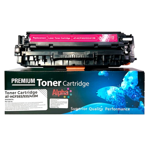 [AT-HCF383/533/413M] TONER COMPATIBLE HEP CF383A/533A/413A MAGENTA