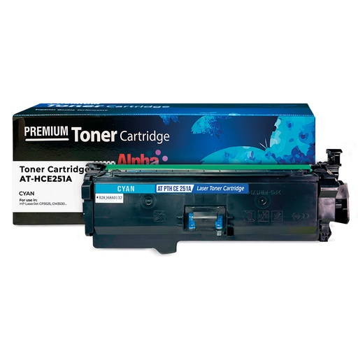 [AT-HCE251A] TONER COMPATIBLE HEP CE251A CYAN
